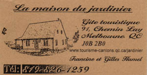 La maison du jardinier